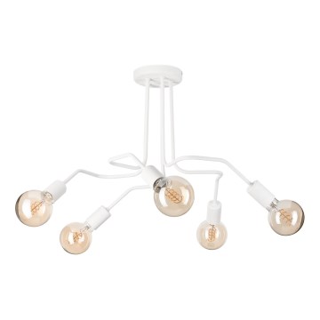 Plafonnier MATYLDA 5xE27/60W/230V blanc
