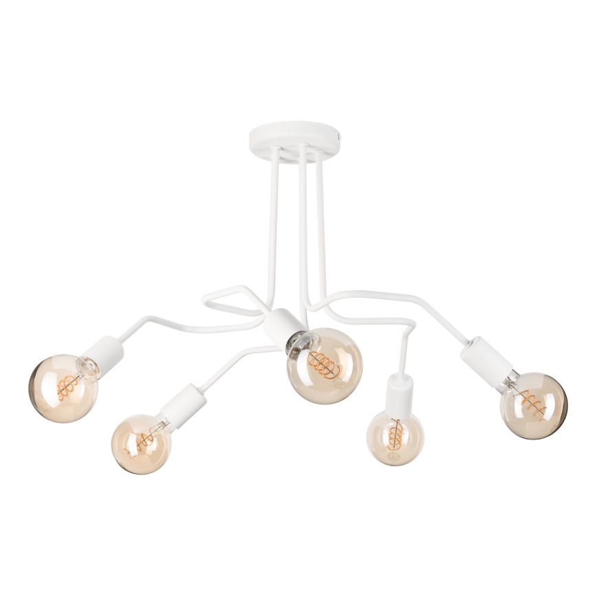 Plafonnier MATYLDA 5xE27/60W/230V blanc