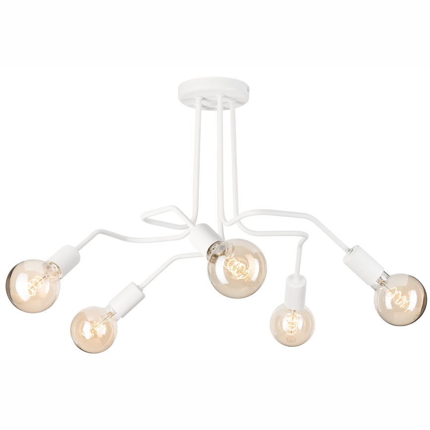 Plafonnier MATYLDA 5xE27/60W/230V blanc