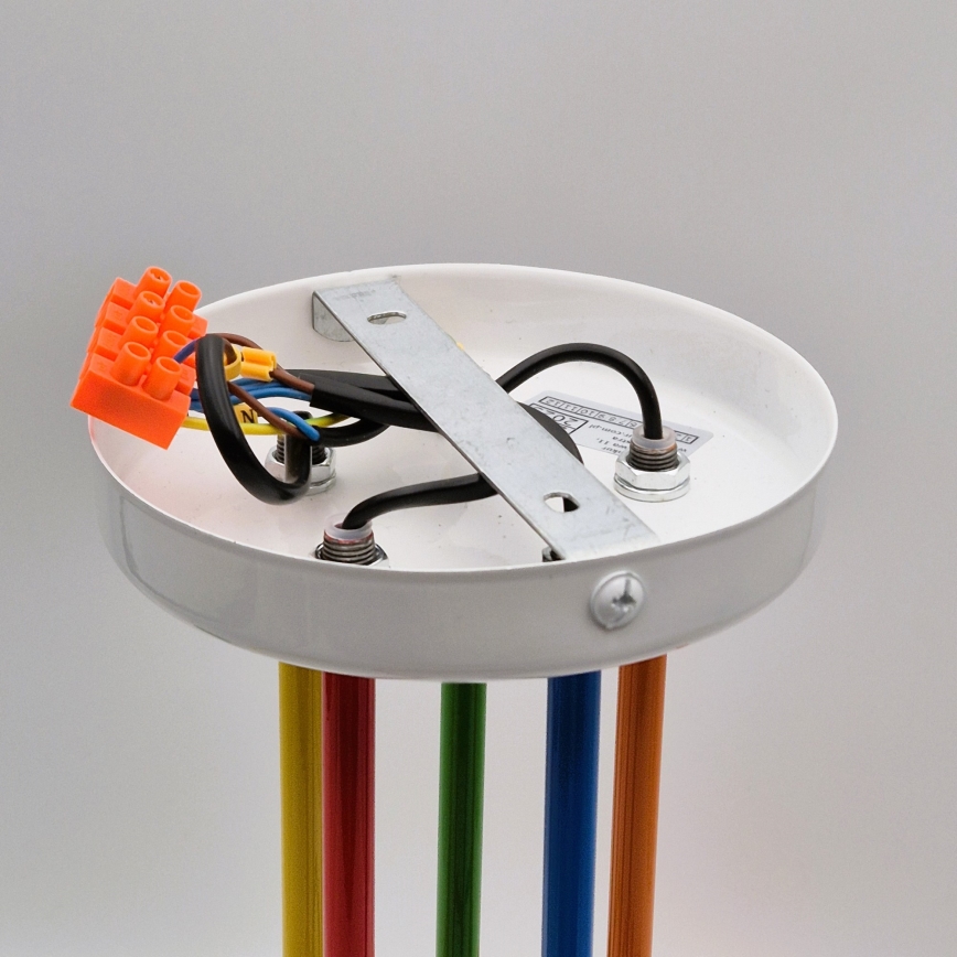 Plafonnier MATYLDA 5xE27/60W/230V coloré
