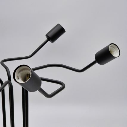 Plafonnier MATYLDA 5xE27/60W/230V noir
