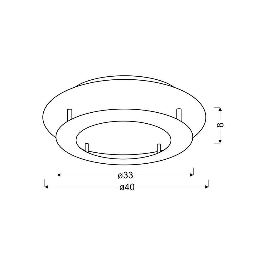 Plafonnier MERLE LED/18W/230V