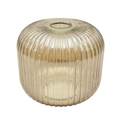 Plafonnier MILOU WOOD 1xE27/15W/230V chêne / beige fumé Ø 20 cm