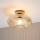Plafonnier MILOU WOOD 1xE27/15W/230V chêne/beige fumé Ø 29 cm