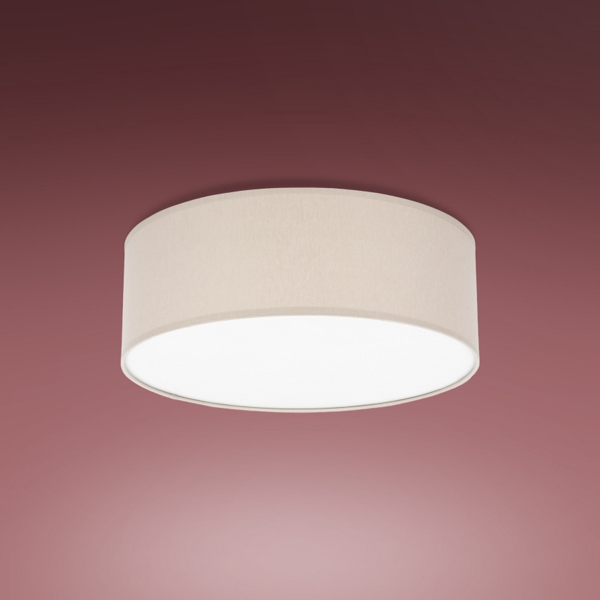 Plafonnier MONA 4xE27/15W/230V d.45 cm beige