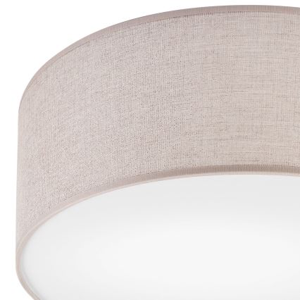 Plafonnier MONTE 1xE27/60W/230V Ø 35 cm beige