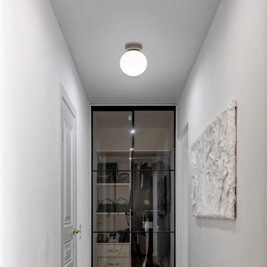 Plafonnier MOONLIGHT 1xE27/15W/230V Ø 16 cm crème