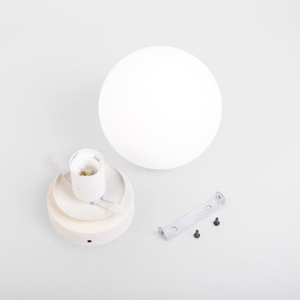 Plafonnier MOONLIGHT 1xE27/15W/230V Ø 16 cm crème