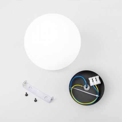 Plafonnier MOONLIGHT 1xE27/15W/230V Ø 16 cm noir