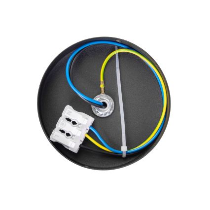 Plafonnier MOONLIGHT 1xE27/15W/230V Ø 16 cm noir