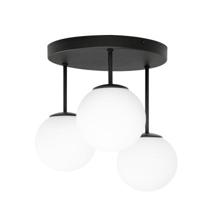 Plafonnier MOONLIGHT 3xE27/15W/230V noir