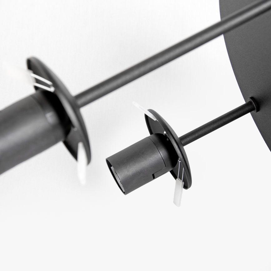 Plafonnier MOONLIGHT 3xE27/15W/230V noir