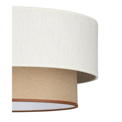 Plafonnier NATIA 1xE27/60W/230V blanc/marron