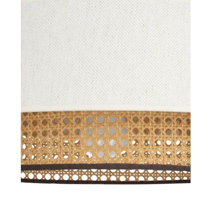 Plafonnier NATIA 1xE27/60W/230V blanc/marron