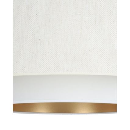 Plafonnier NATIA 1xE27/60W/230V Ø 45 cm blanc