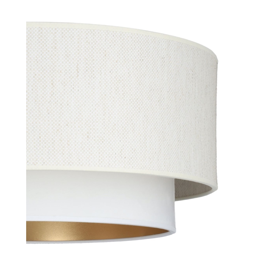 Plafonnier NATIA 1xE27/60W/230V Ø 45 cm blanc