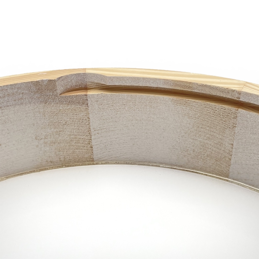 Plafonnier NATURAL 3xE27/15W/230V Ø 37,5 cm pin/blanc