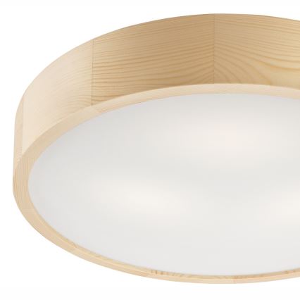 Plafonnier NATURAL 3xE27/60W/230V ø 47 cm pin