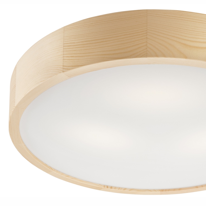 Plafonnier NATURAL 3xE27/60W/230V ø 47 cm pin