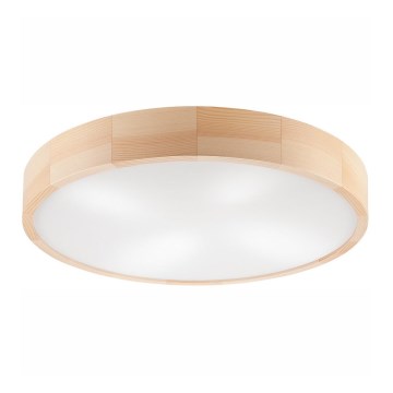 Plafonnier NATURAL 4xE27/60W/230V ø 57,5 cm pin