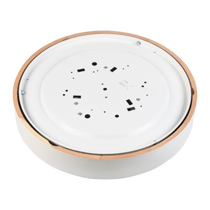 Plafonnier NATURAL 5xE27/15W/230V Ø 47,5 cm pin/blanc