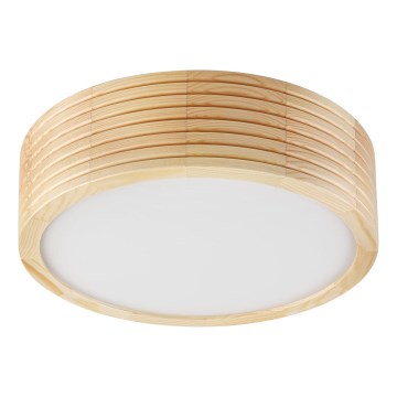 Plafonnier NATURAL MODERN 1xE27/15W/230V Ø 27,5 cm en pin