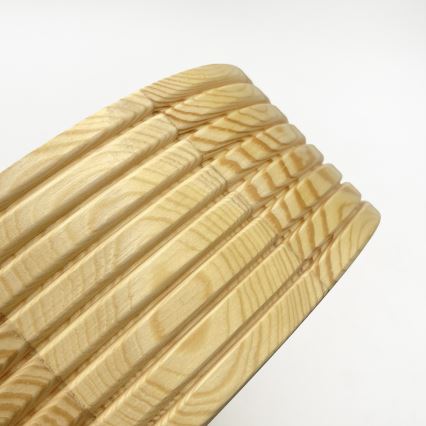 Plafonnier NATURAL MODERN 1xE27/15W/230V Ø 27,5 cm en pin