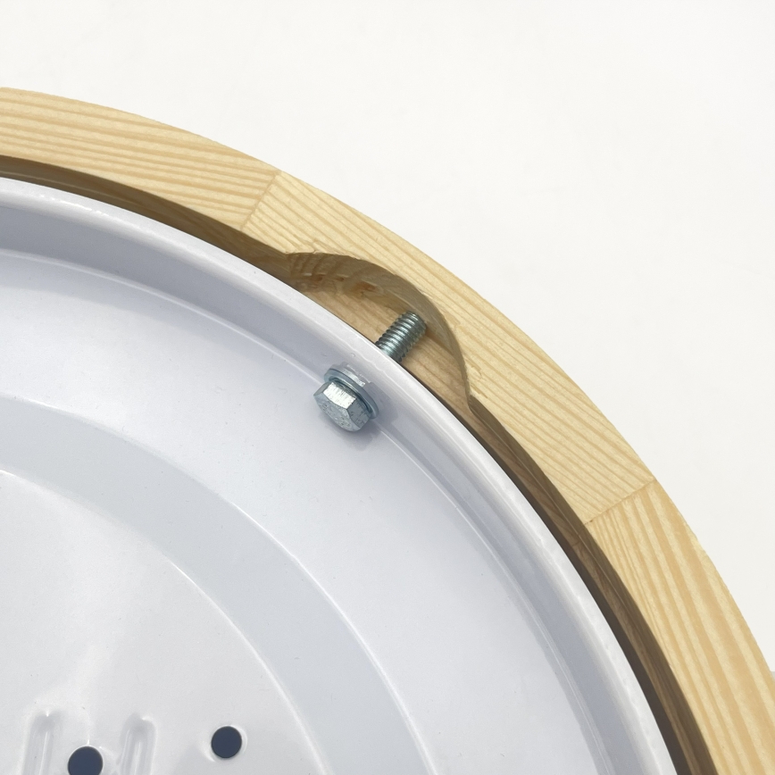 Plafonnier NATURAL MODERN 1xE27/15W/230V Ø 27,5 cm en pin