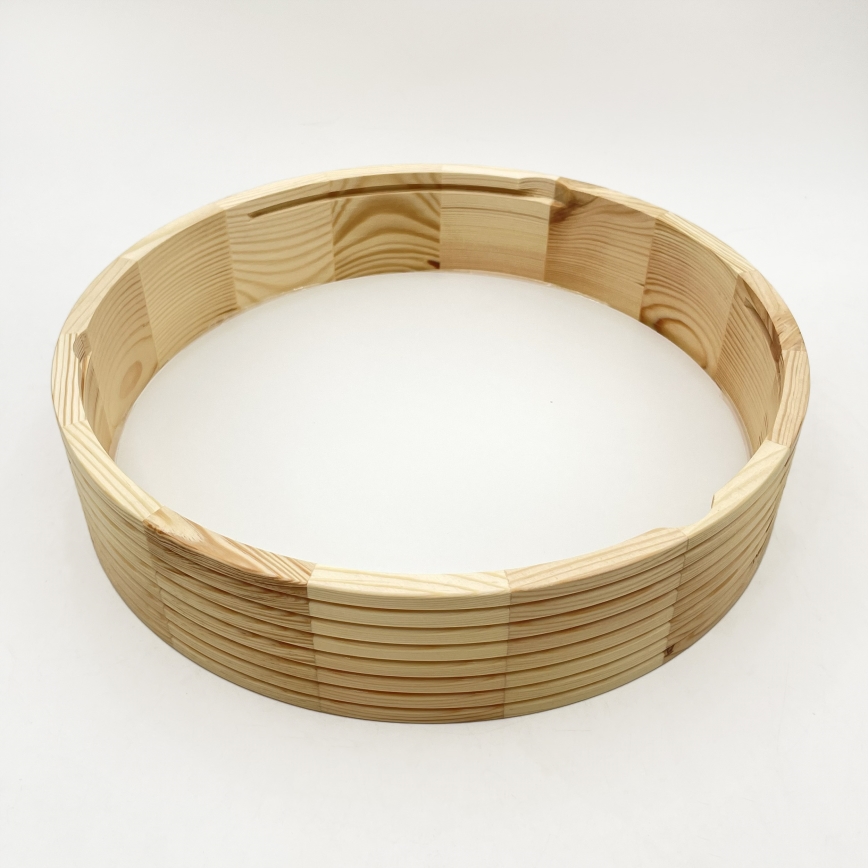 Plafonnier NATURAL MODERN 2xE27/15W/230V pr. 37,5 cm en pin