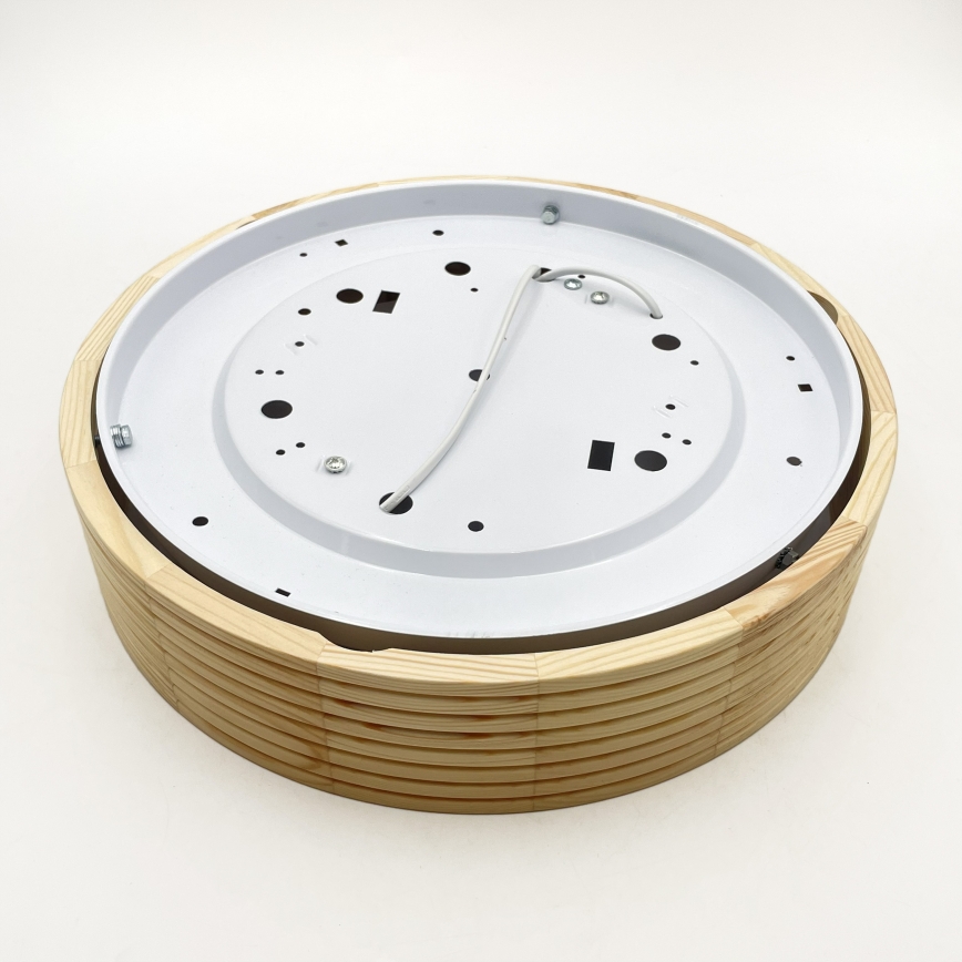 Plafonnier NATURAL MODERN 2xE27/15W/230V pr. 37,5 cm en pin