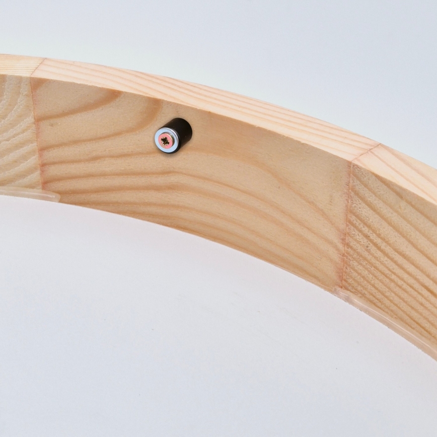 Plafonnier NATURAL SLIM 2xE27/60W/230V ø 37 cm pin