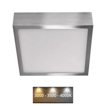 Plafonnier NEXXO LED/12,5W/230V 3000/3500/4000K 17x17 cm chrome