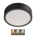 Plafonnier NEXXO LED/12,5W/230V 3000/3500/4000K d. 17 cm noir