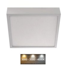 Plafonnier NEXXO LED/21W/230V 3000/3500/4000K 22,5x22,5 cm blanc
