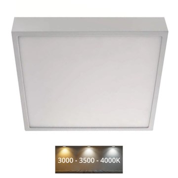 Plafonnier NEXXO LED/28,5W/230V 3000/3500/4000K 30x30 cm blanc