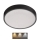 Plafonnier NEXXO LED/28,5W/230V 3000/3500/4000K d. 30 cm noir