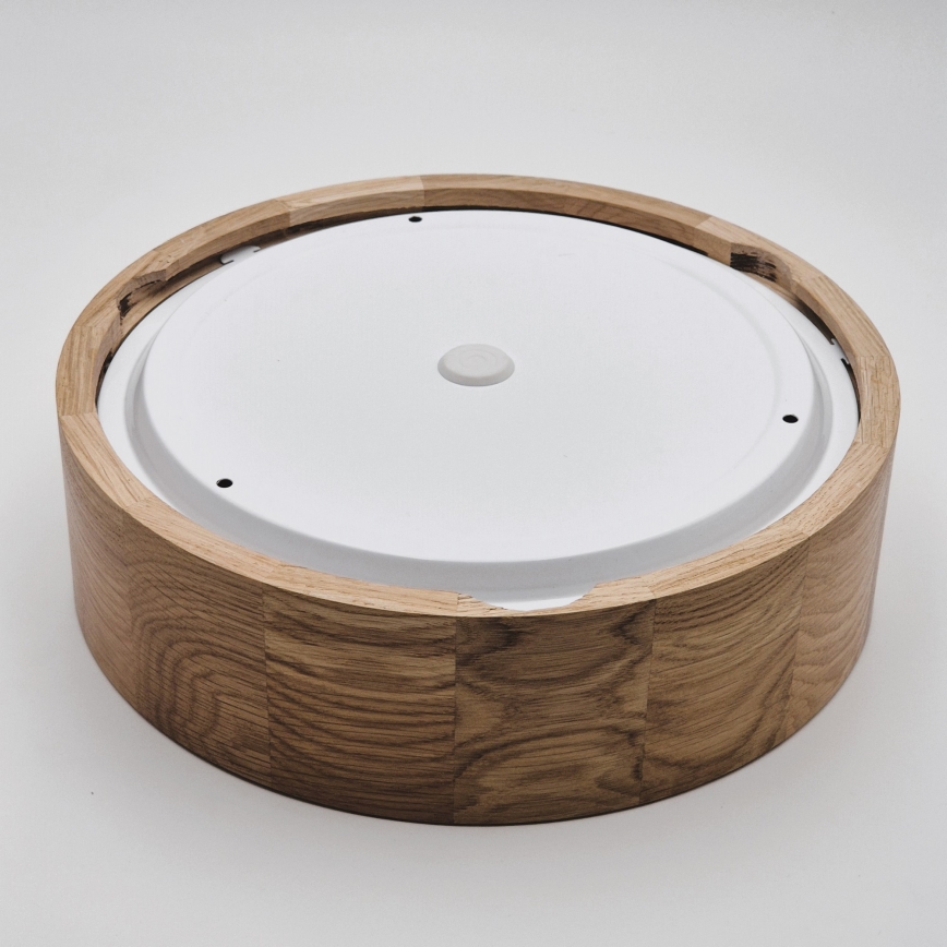 Plafonnier de salle de bain OAK 2xE27/15W/230V IP54 chêne ø 27 cm