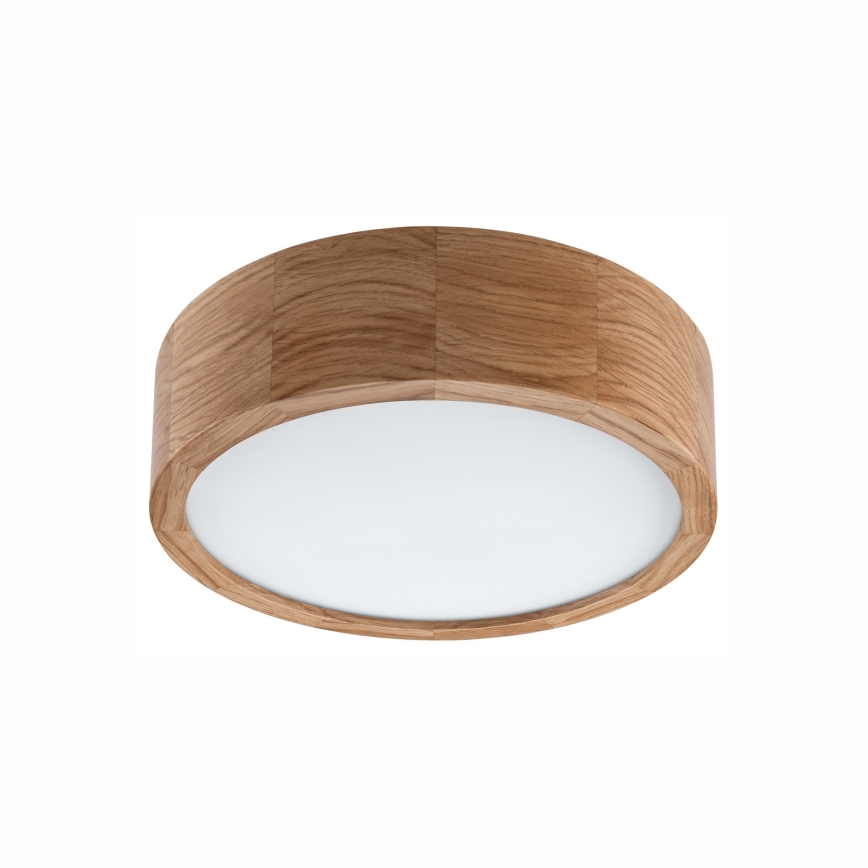 Plafonnier de salle de bain OAK 2xE27/15W/230V IP54 chêne ø 27 cm