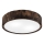 Plafonnier OAK SMOKY 2xE27/15W/230V ø 37,5 cm chêne/marron foncé