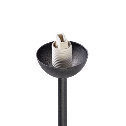 Plafonnier OBSIDIAN 6xG9/10W/230V noir/gris fumé