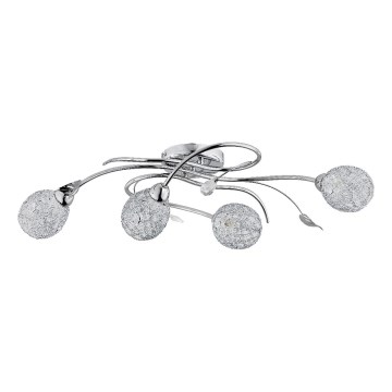 Plafonnier ORLEAN 4xE14/10W/230V chrome brillant