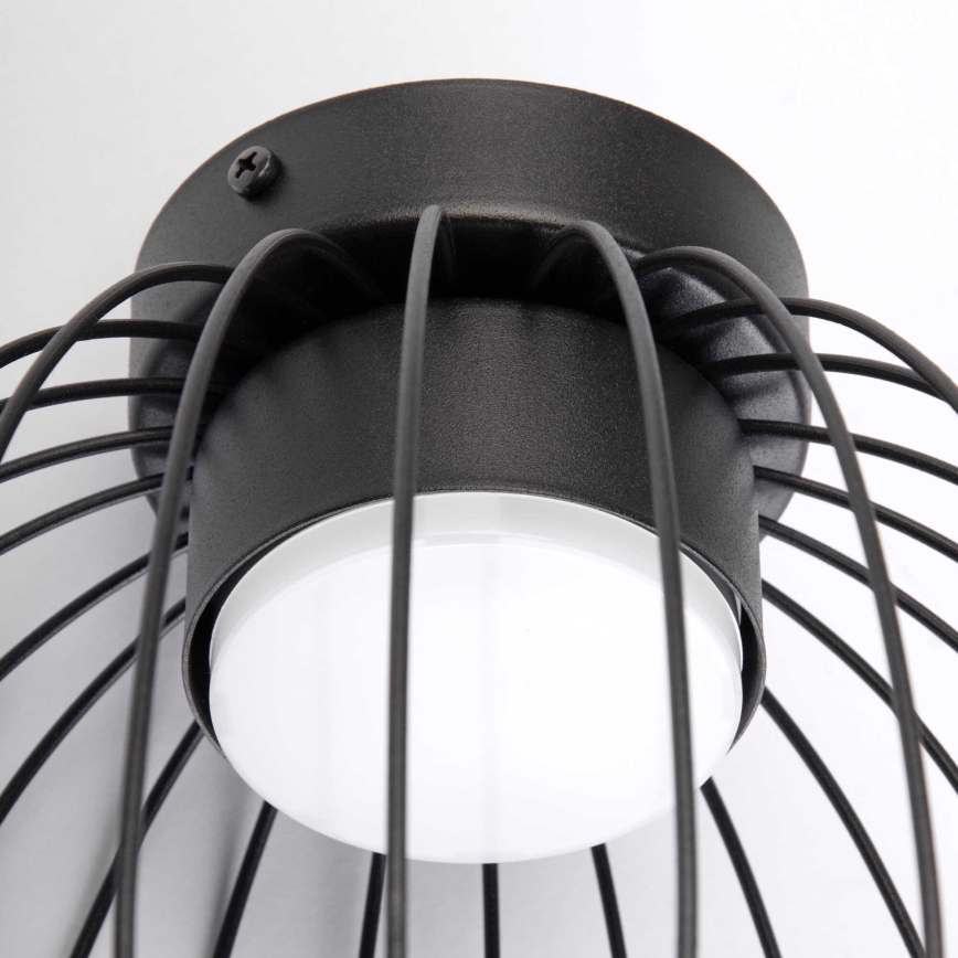 Plafonnier OVELLA 1xGX53/10W/230V Ø 25 cm noir