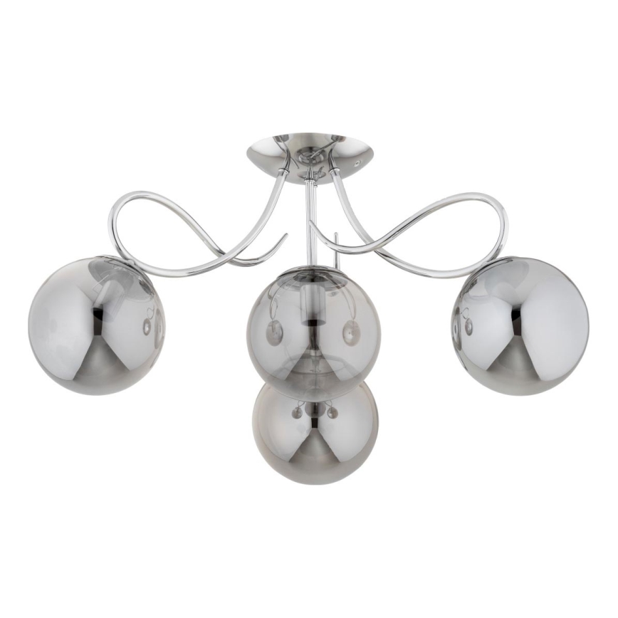 Plafonnier OXA 4xE14/10W/230V chrome brillant