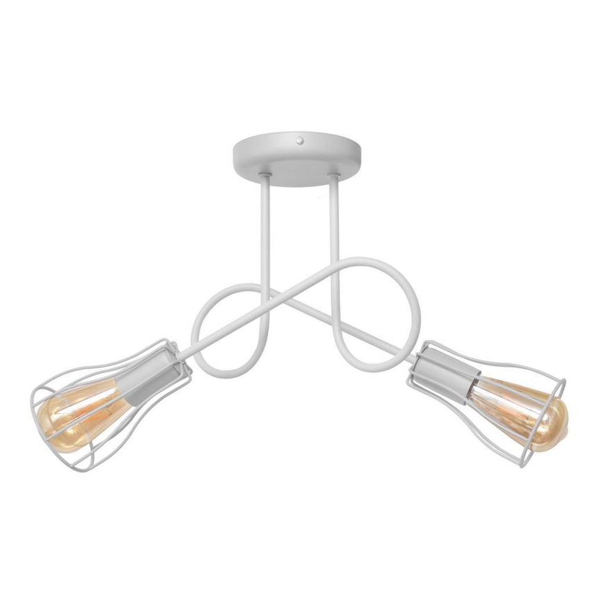 Plafonnier OXFORD 2xE27/15W/230V blanc