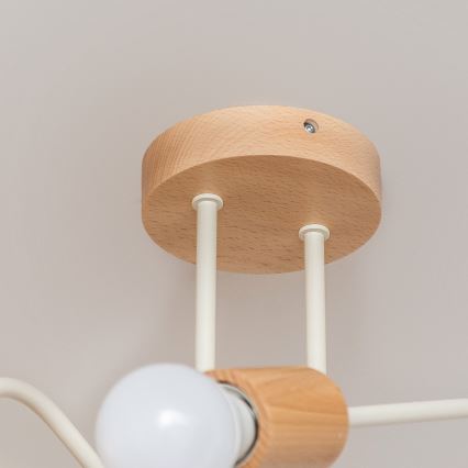 Plafonnier OXFORD 2xE27/15W/230V pin/crème