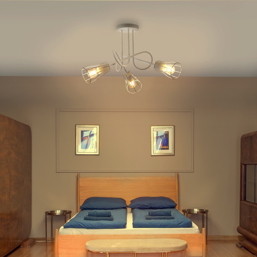 Plafonnier OXFORD 3xE27/15W/230V blanc