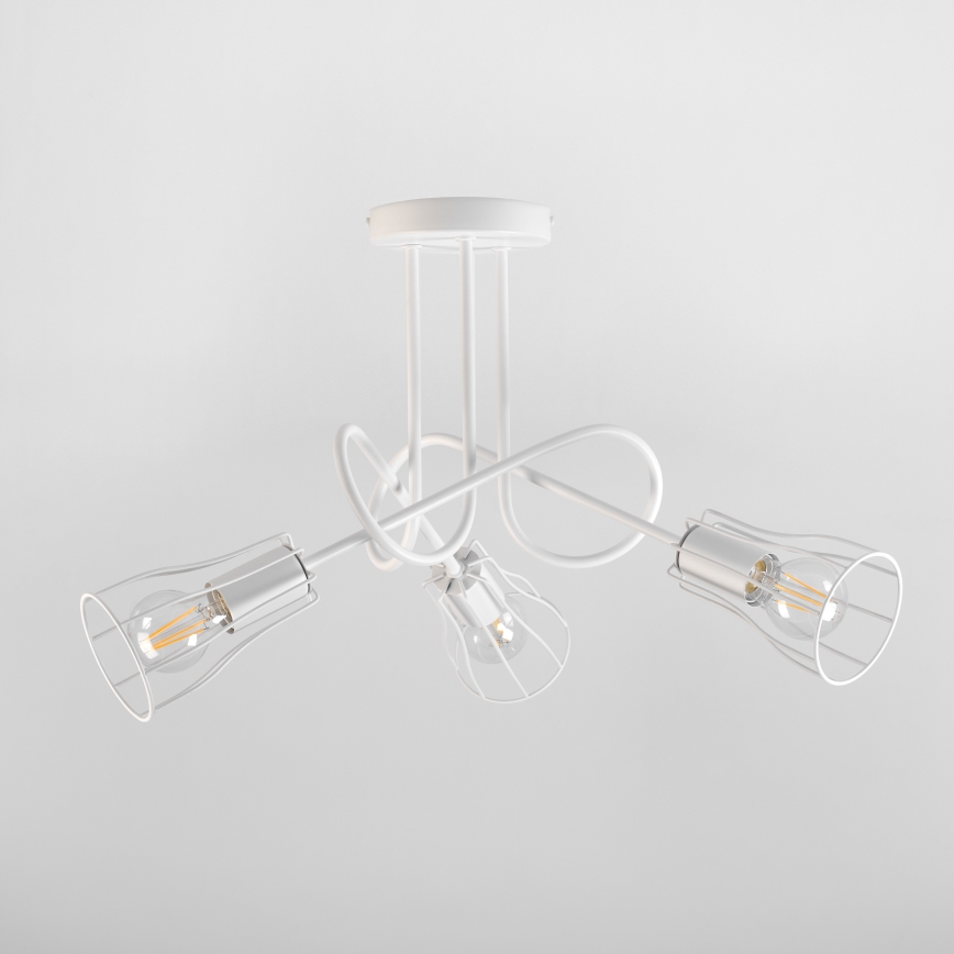 Plafonnier OXFORD 3xE27/15W/230V blanc