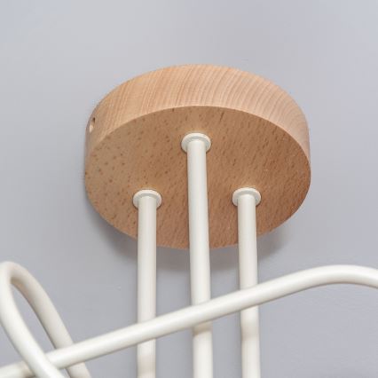 Plafonnier OXFORD 3xE27/15W/230V pin/crème