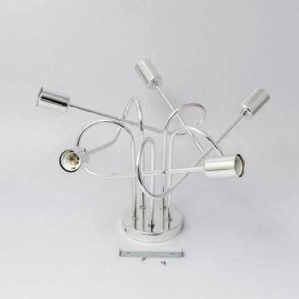 Plafonnier OXFORD 5xE27/15W/230V chrome brillant