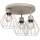 Plafonnier PARKLA 3xE27/15W/230V beige